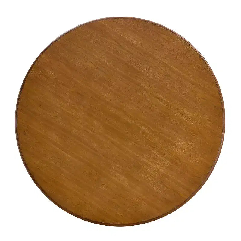 46.85 Round Top 4 Seats Counter Height Table with Hairpin Leg