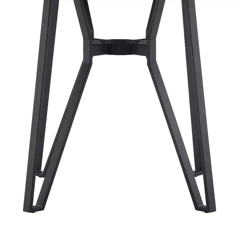 46.85 Round Top 4 Seats Counter Height Table with Hairpin Leg