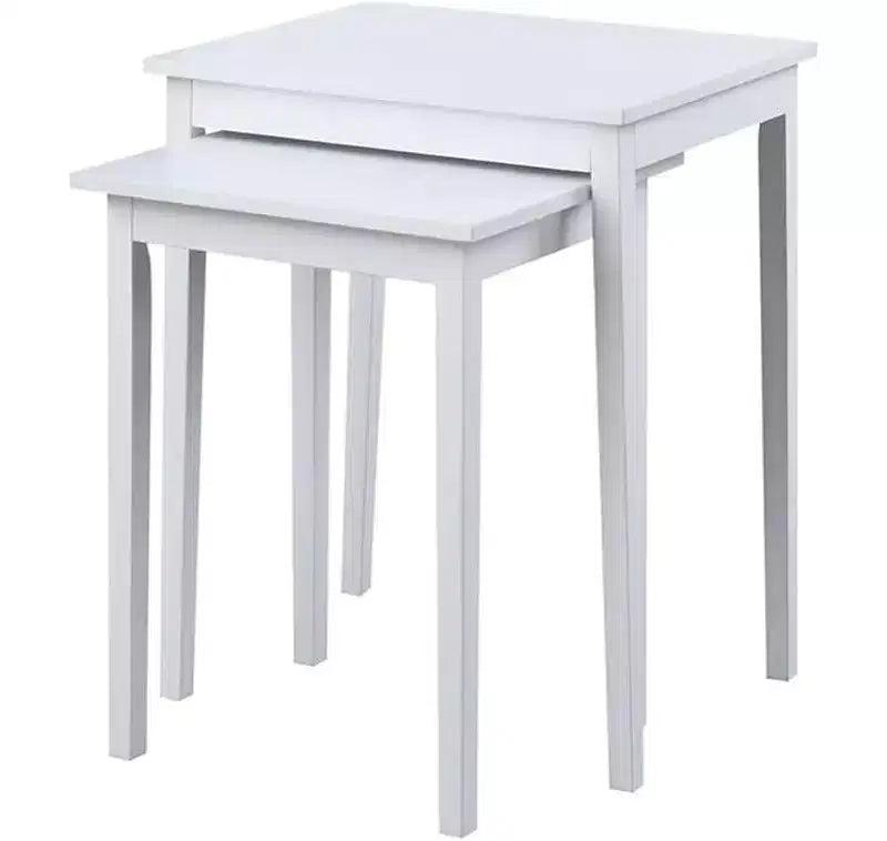 26.25 in.H White Color Rectangle Wood Table Top End Table 1 -piece