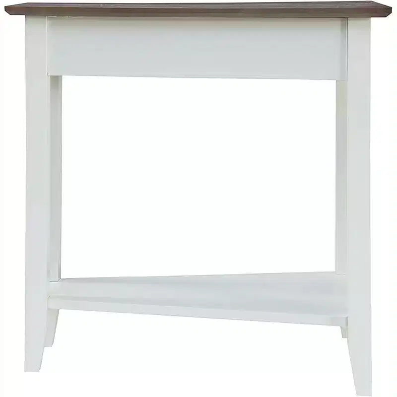 Mesa auxiliar redonda con estante inferior, elegante mesa auxiliar con patas curvas, mesa decorativa con estilo para guardar cosas en la sala de estar