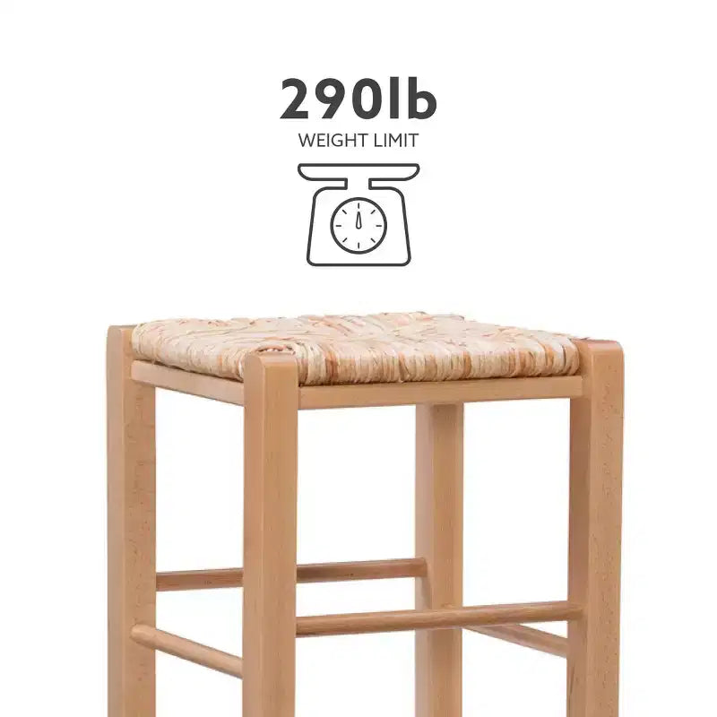 Ensemble de 2 tabourets de bar sans dossier
