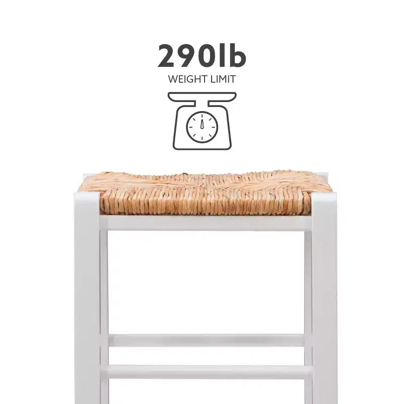 Ensemble de 2 tabourets de bar sans dossier