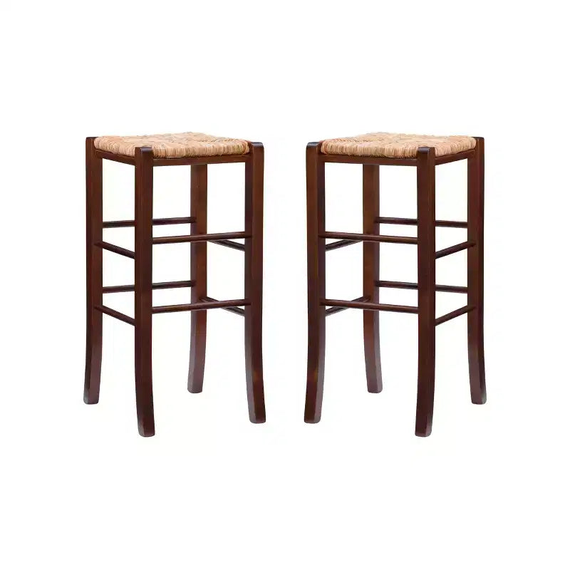 Set of 2 Backless Barstools
