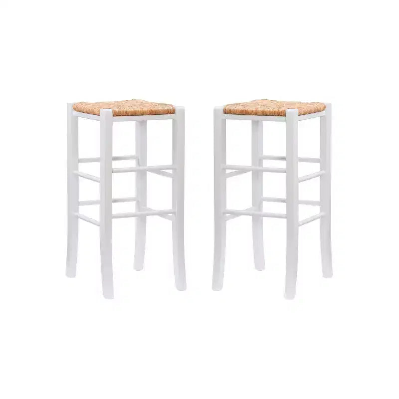 Set of 2 Backless Barstools