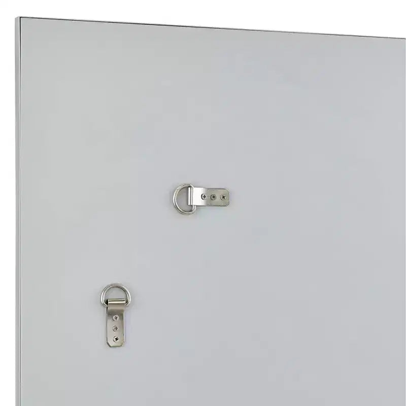 Rectangular Vanity Decorative Wall Mirror Modern Silver Wood Metal Frame 26 Wide Bathroom Bedroom Home